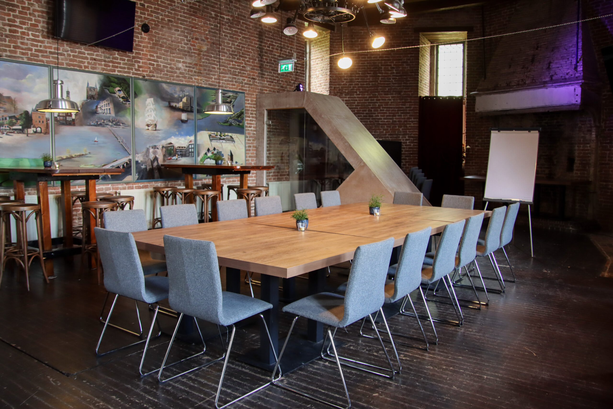 Vergadering in boardroom